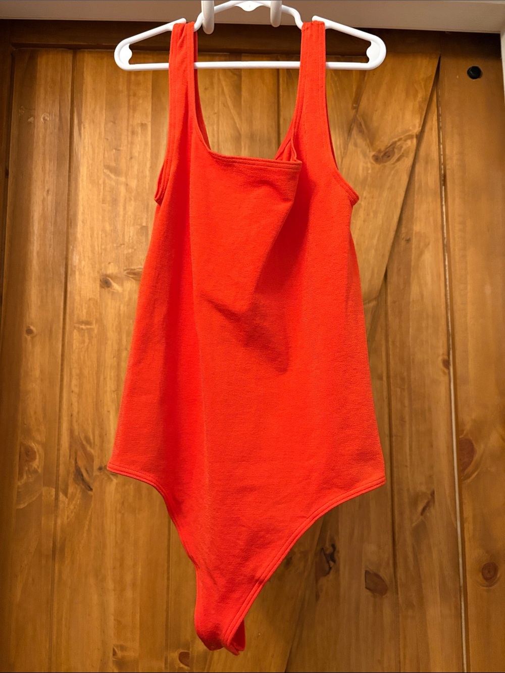 Wolford Sleeveless Bodtsuit In Chili Medium NWT